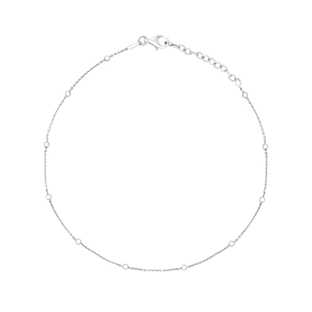 Beginnings Fine Trace and Ball Chain Anklet