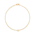 Beginnings Slip-On Heart Anklet