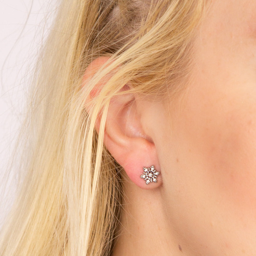 Beginnings Kidsmas Snowflake Earrings