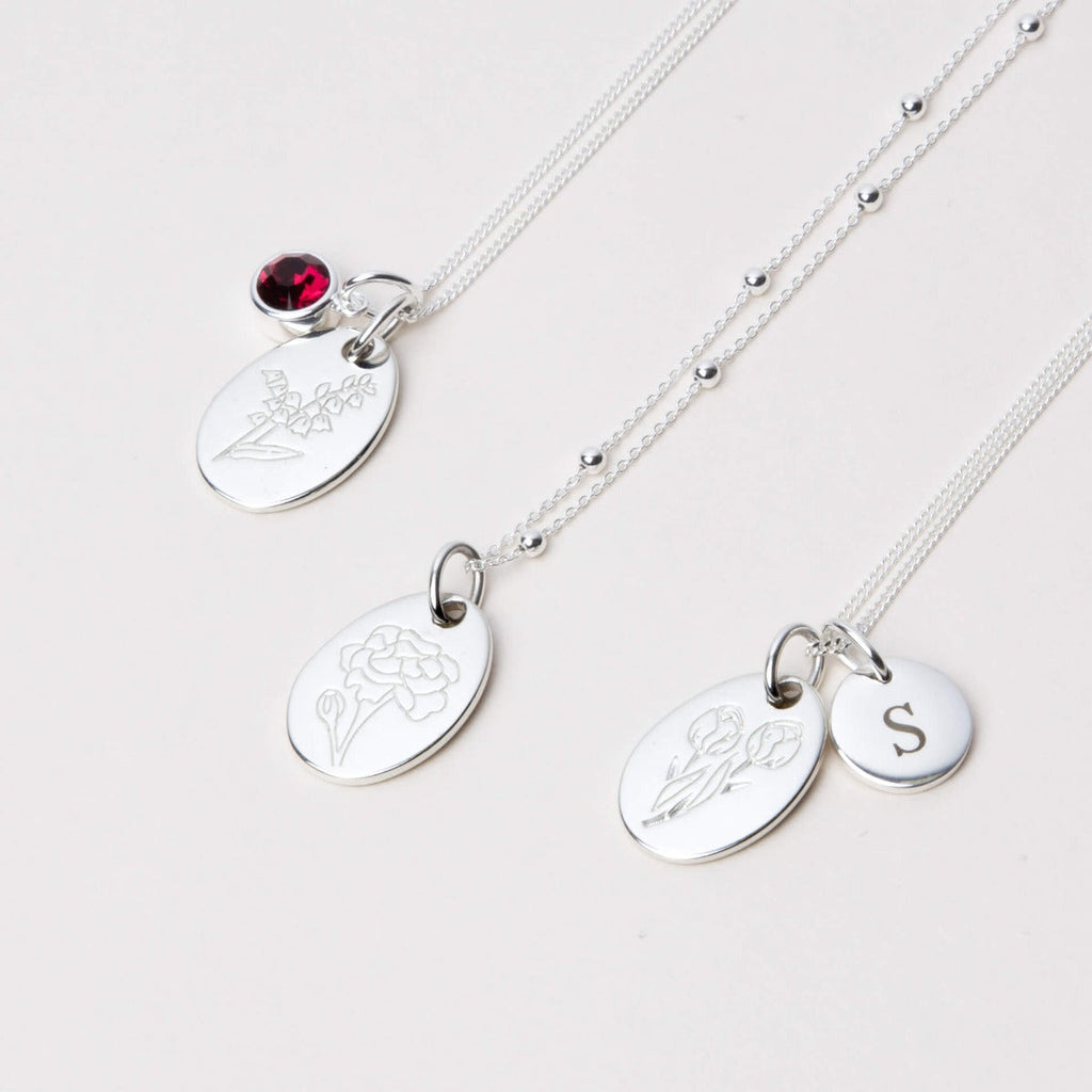 Beginnings Birth Bloom Pendants