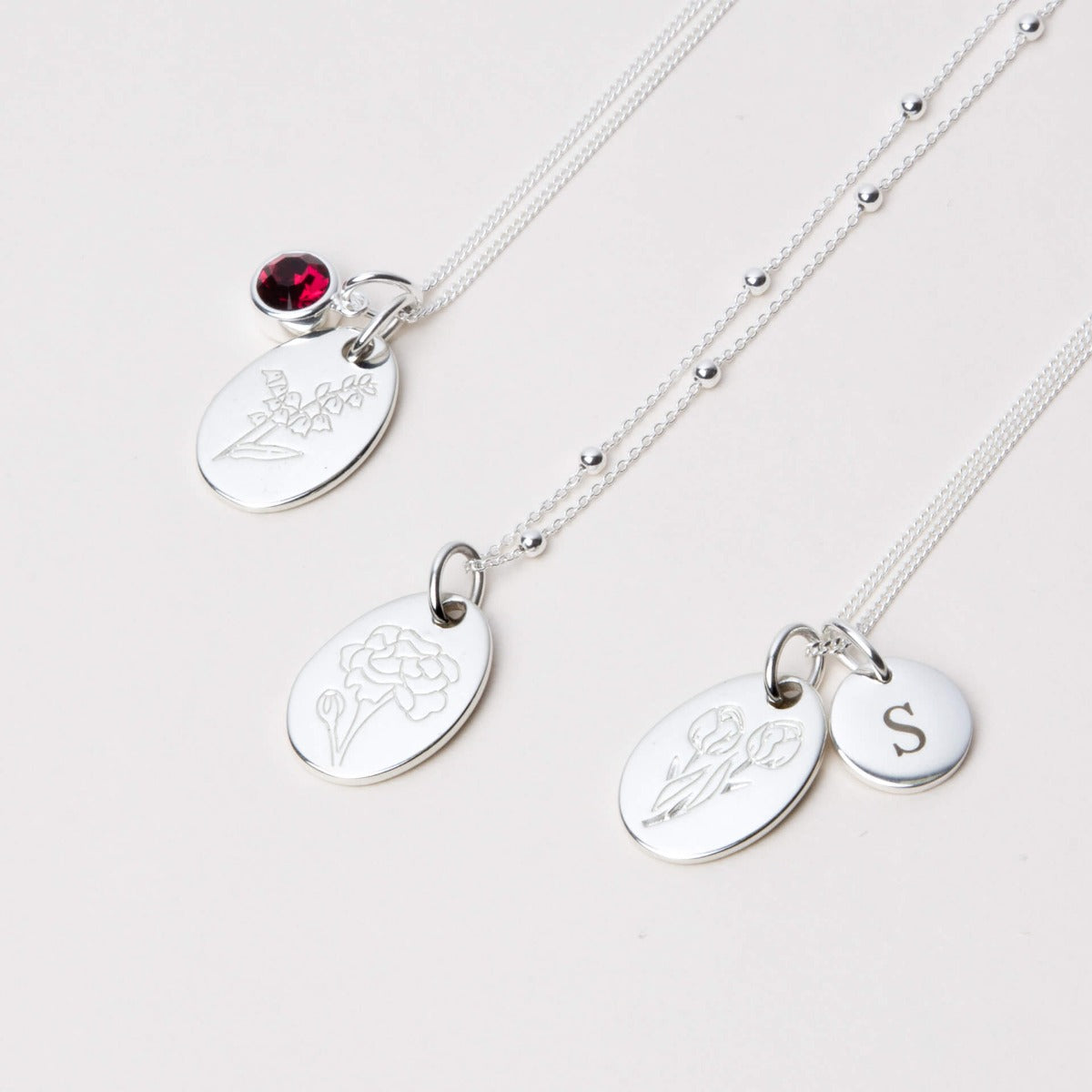 Beginnings Birth Bloom Pendants