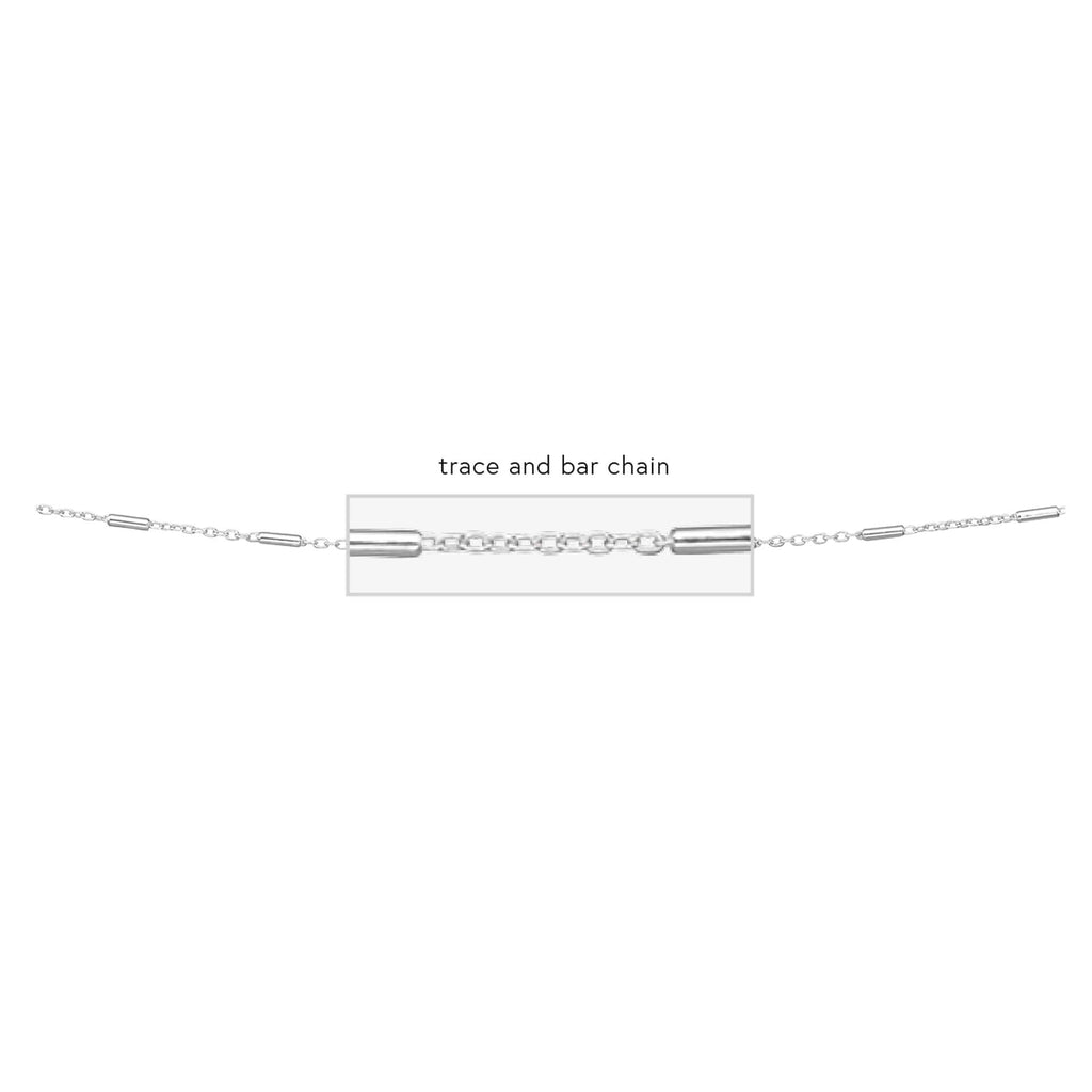 Beginnings Oval Link Trace and Cylinder Chain 46cm