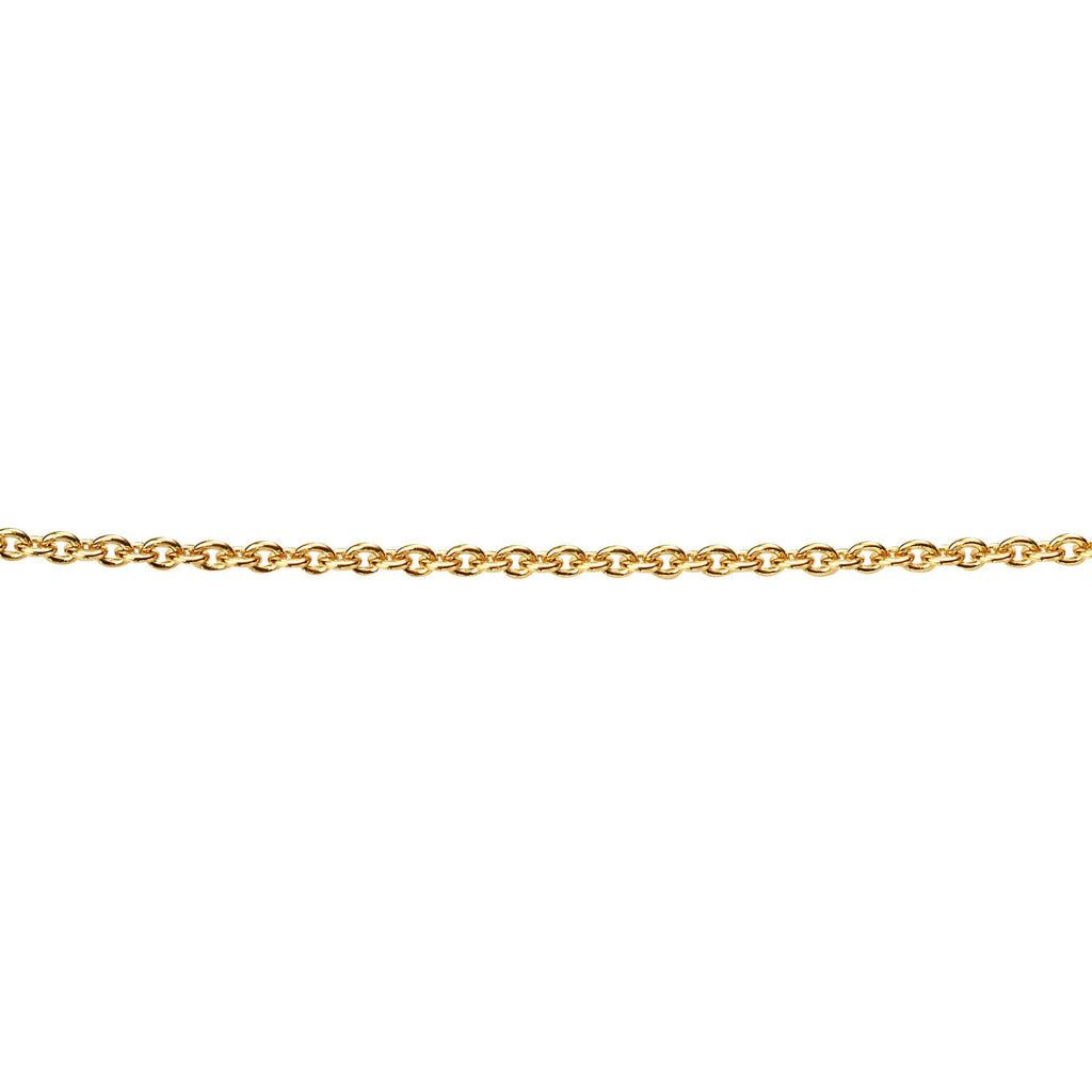 Beginnings Plated Curb Chain with Extender 56cm-61cm