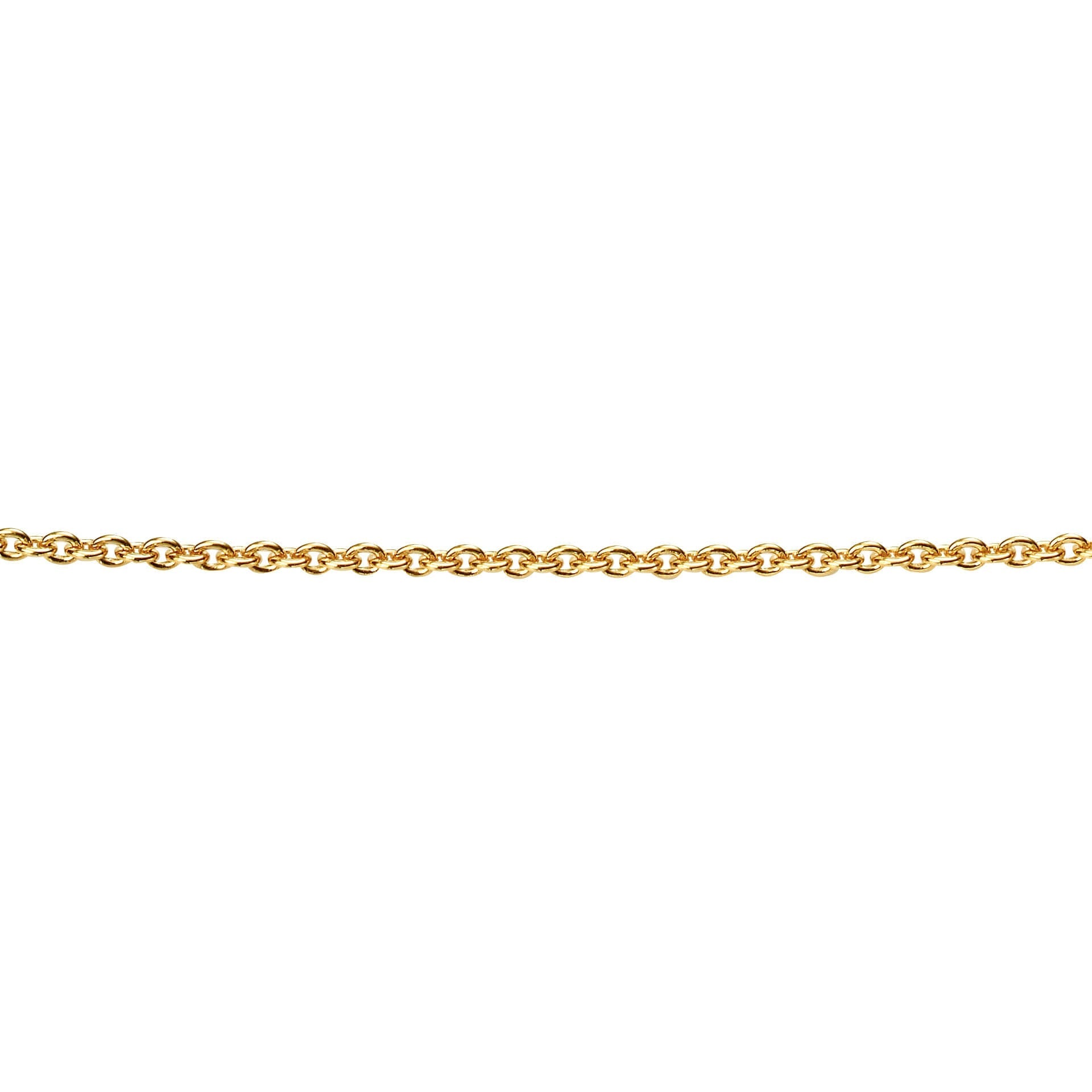 Beginnings Plated Curb Chain with Extender 56cm-61cm