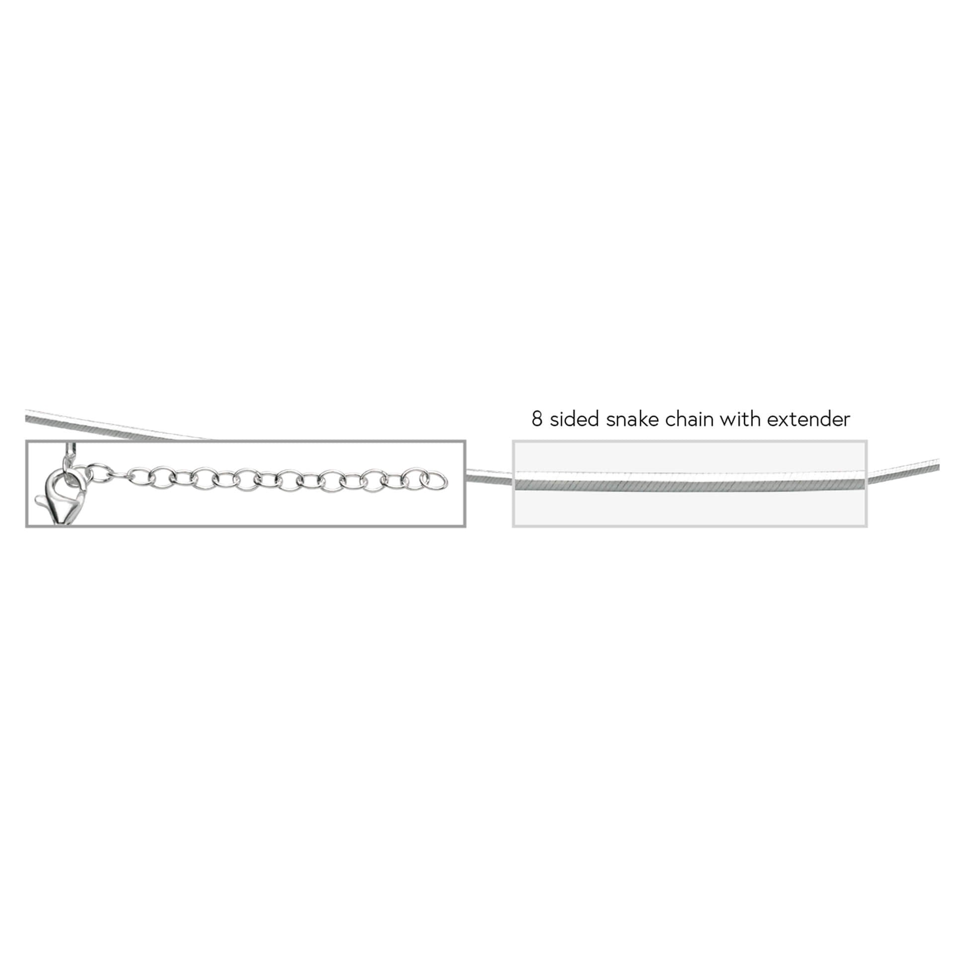 Beginnings Snake Chain with Extender 41cm-46cm
