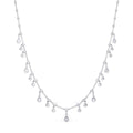 Diamonfire Multi Drop Zirconia Necklace