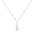 Diamonfire Marquise and Pave Zirconia Necklace