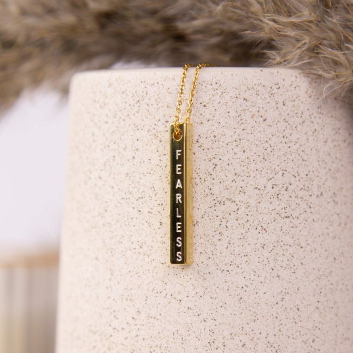Beginnings Vertical Bar Necklace