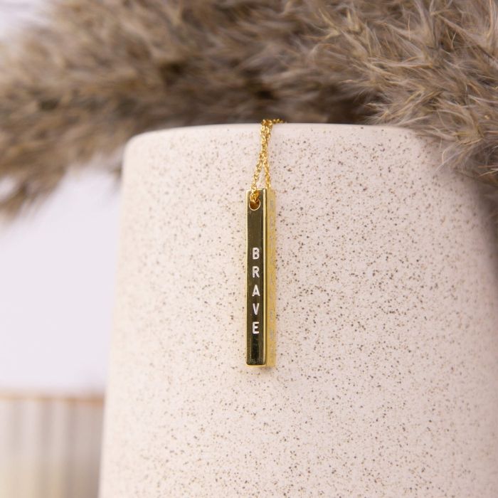 Beginnings Vertical Bar Necklace