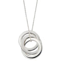 Beginnings Triple Interlinked Circles Necklace
