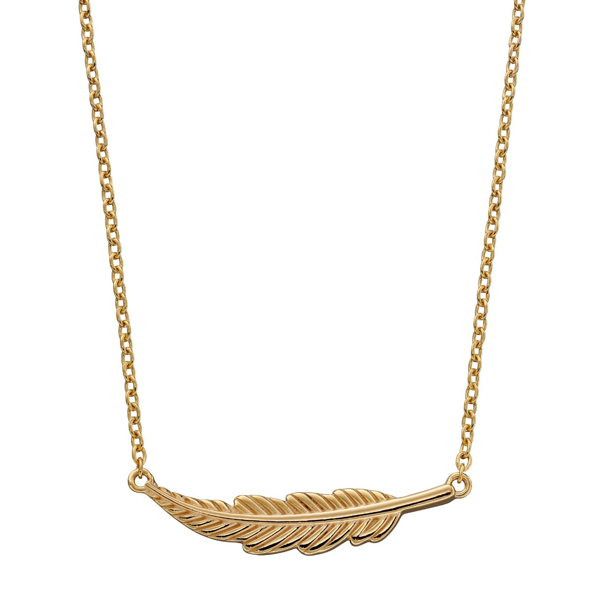 Beginnings Small Feather Necklace