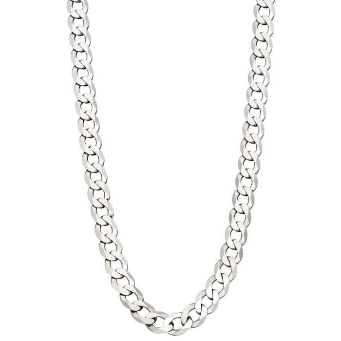 Fred Bennett Heavyweight Diamond Cut Curb Chain Necklace