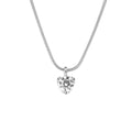 Diamonfire Three Claw Snake Chain Necklace