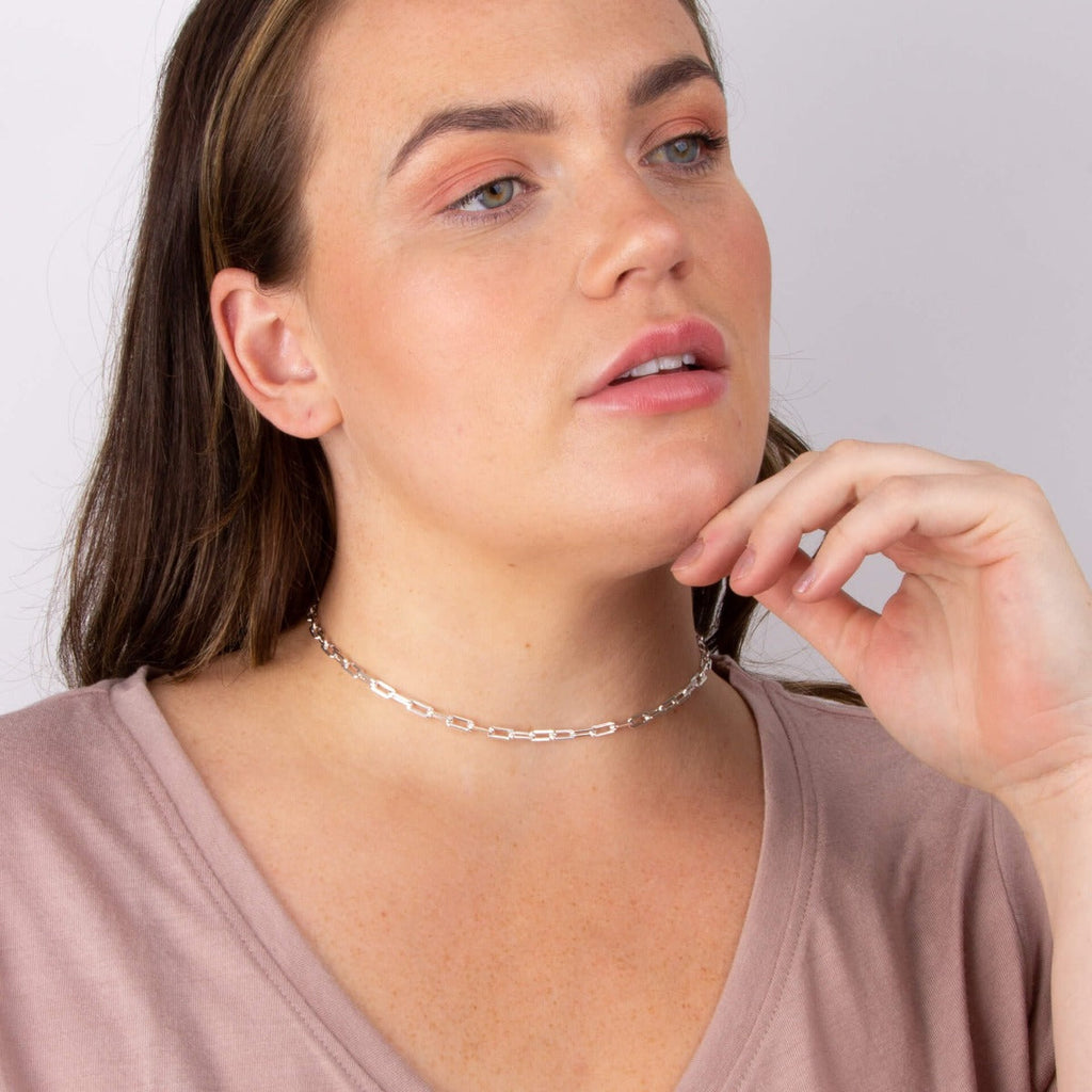 Beginnings Open Link Charm Carrier Necklace