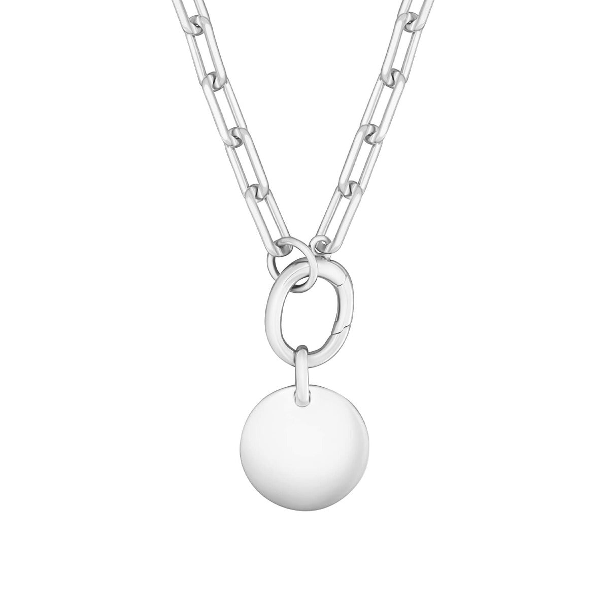 Beginnings Open Link Charm Carrier Necklace