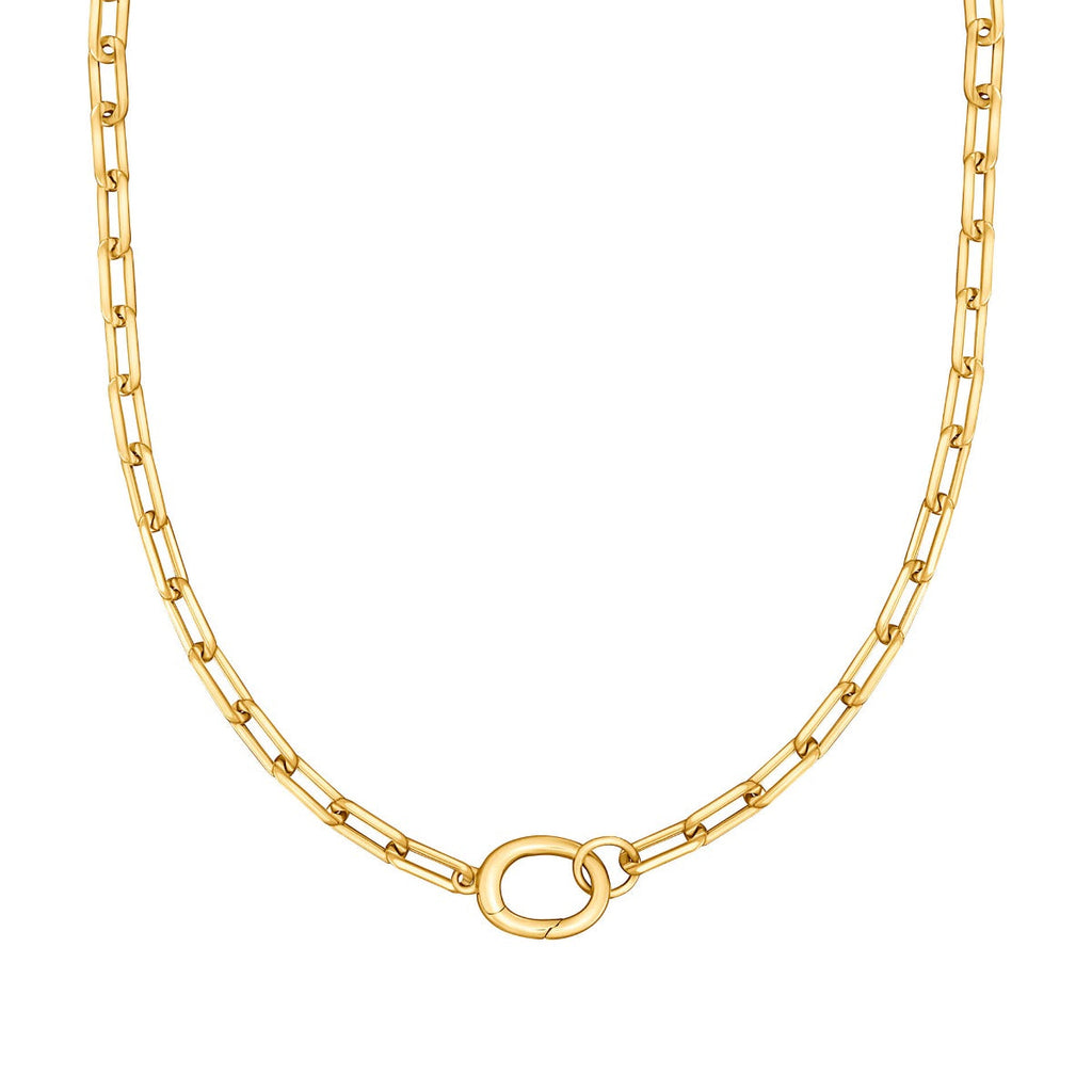 Beginnings Open Link Charm Carrier Necklace