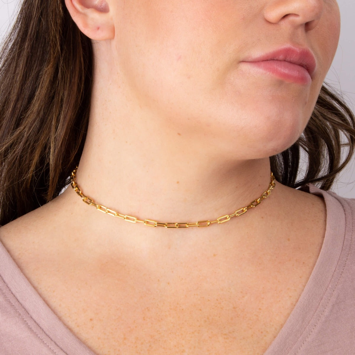 Beginnings Open Link Charm Carrier Necklace