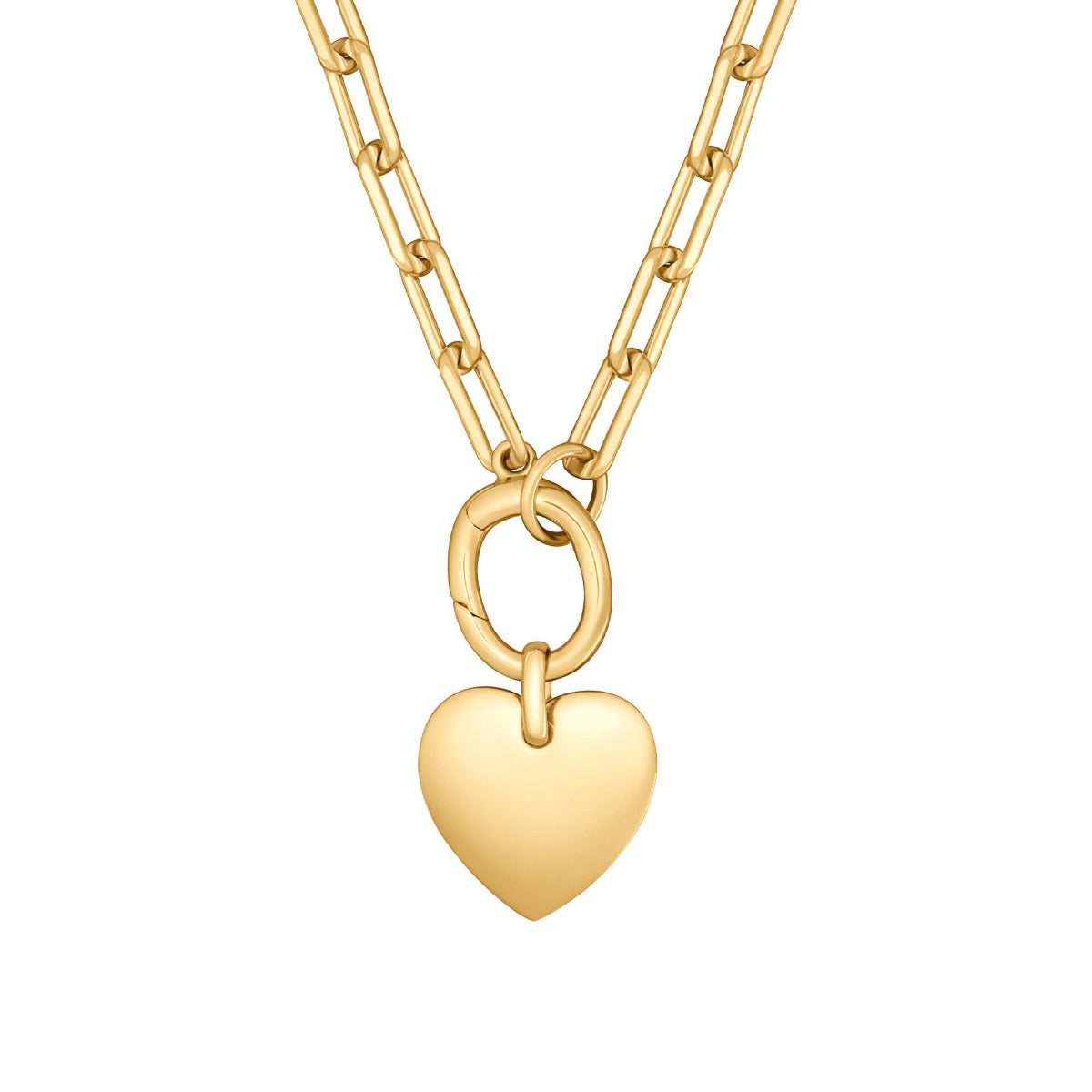 Beginnings Open Link Charm Carrier Necklace