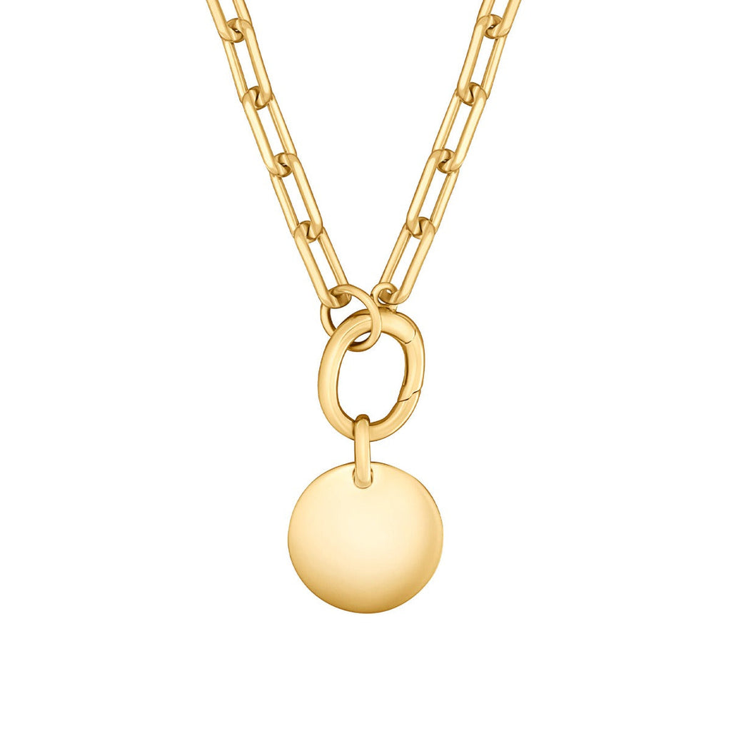 Beginnings Open Link Charm Carrier Necklace