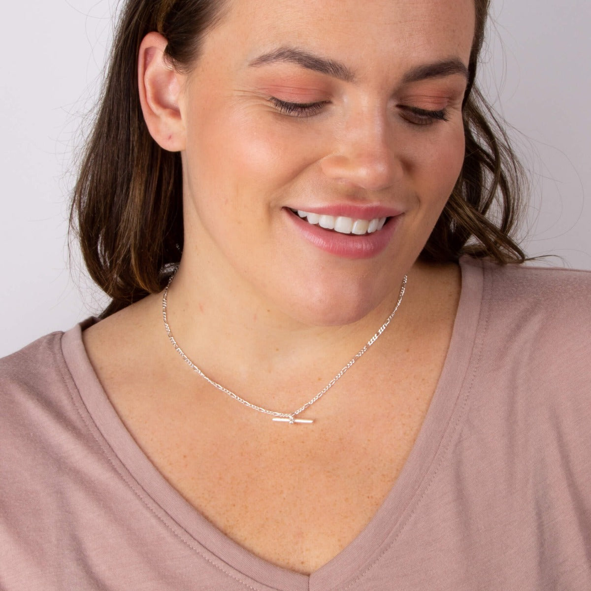 Beginnings T-Bar Link Chain Necklace