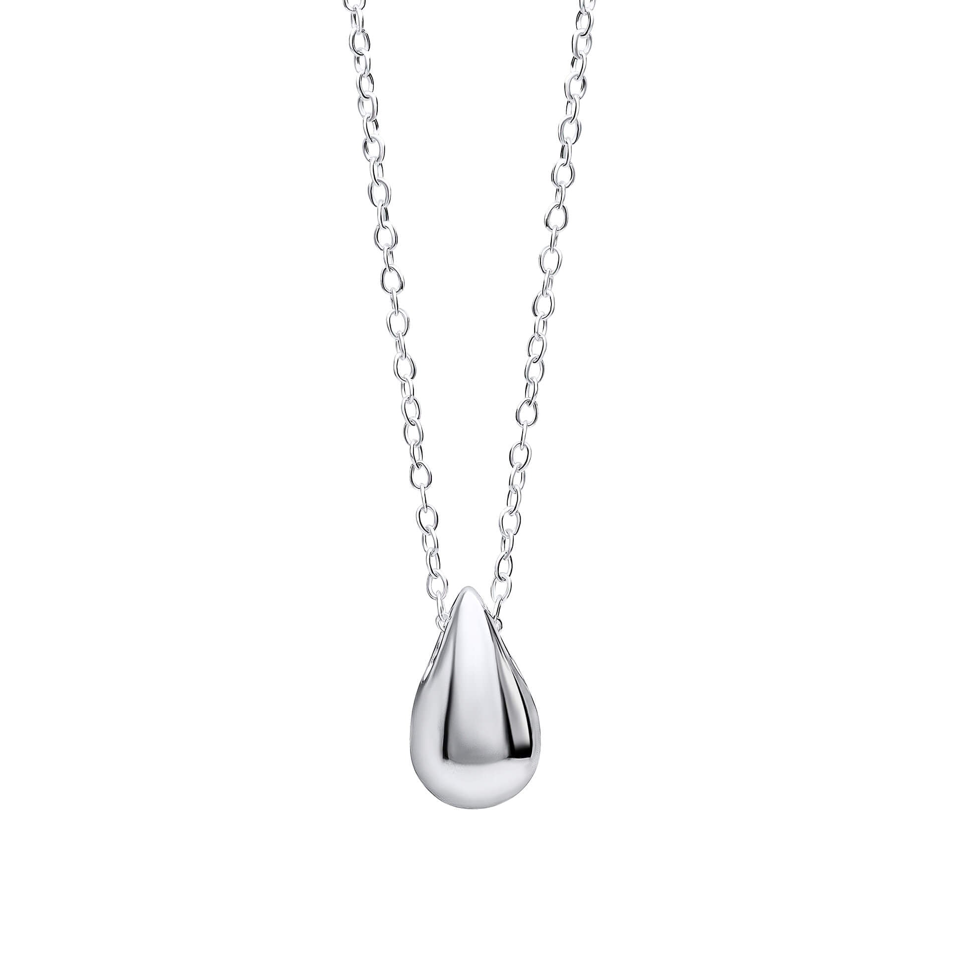 Beginnings Solid Teardrop Necklace