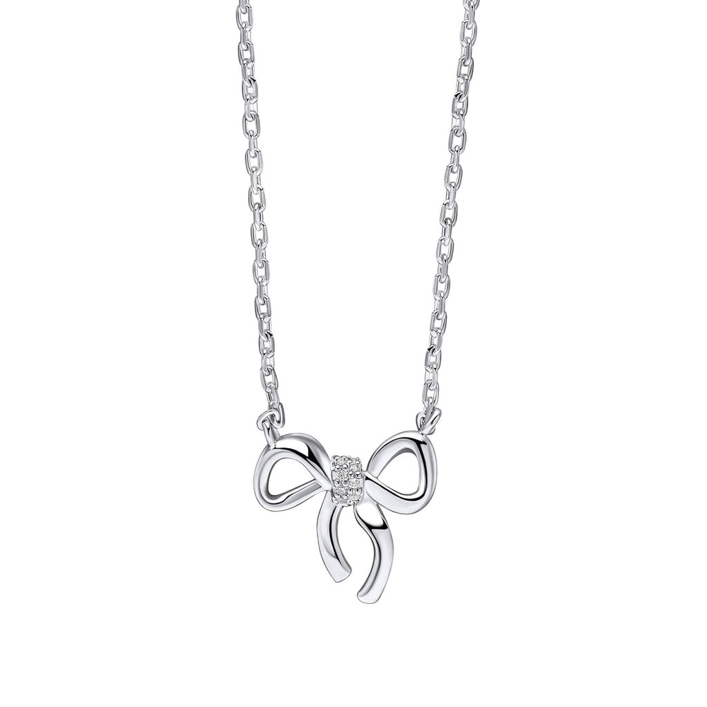 Laura Ashley Fashion Children’s Ribbon Bow Necklace