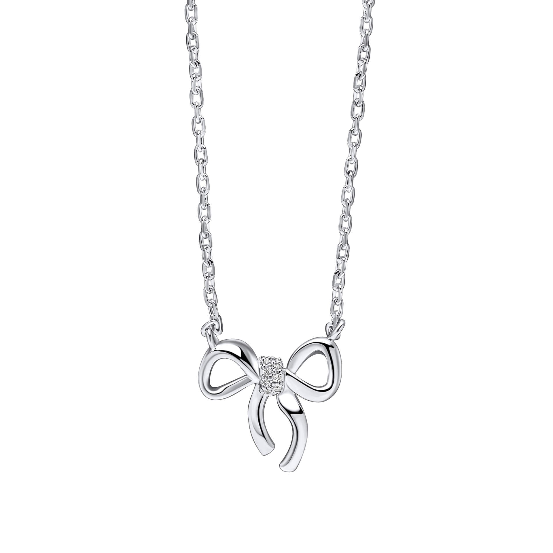 Laura Ashley Fashion Children’s Ribbon Bow Necklace