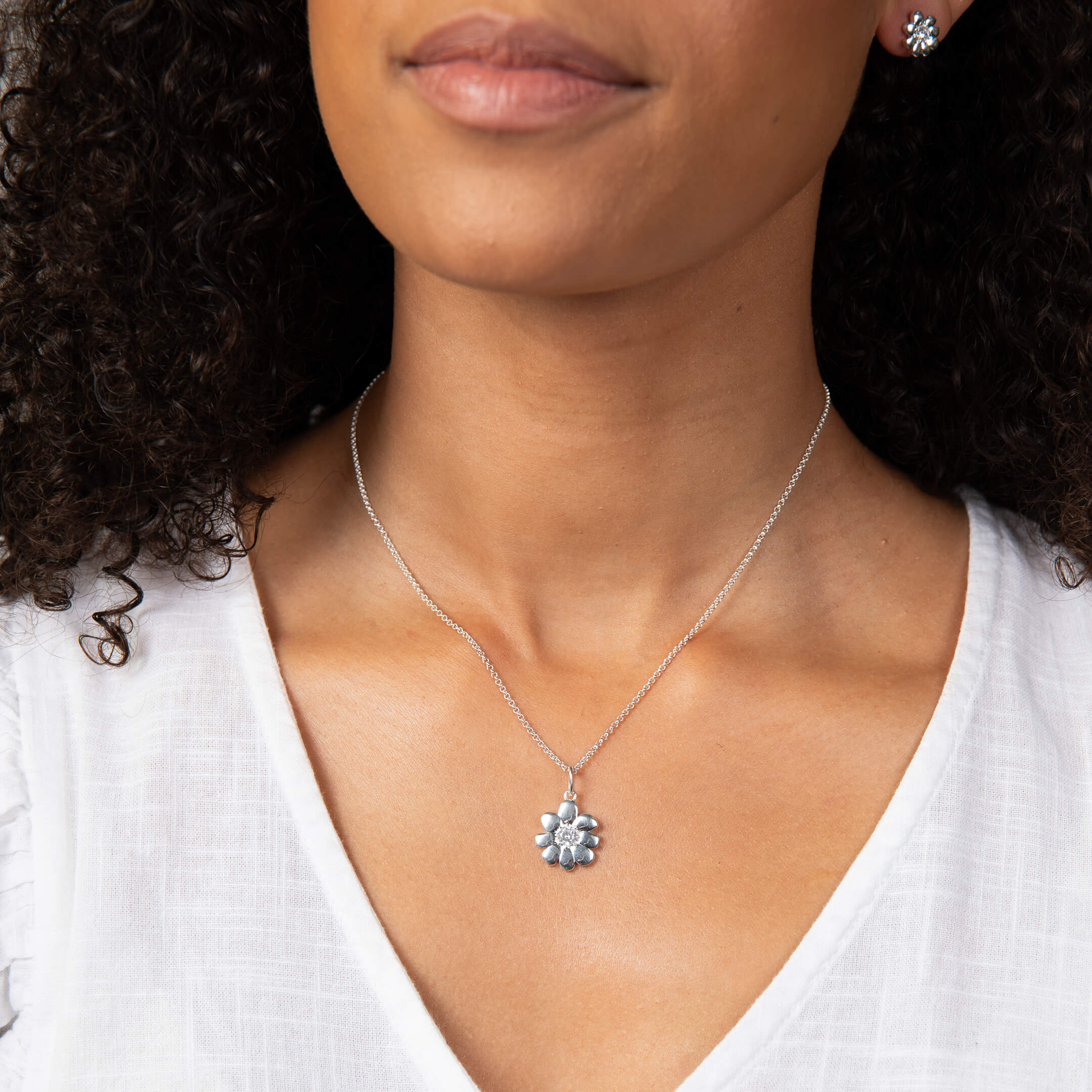 Laura Ashley Fashion Cosmos Flower Necklace