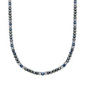 Fred Bennett Blue Hematite Bead Necklace