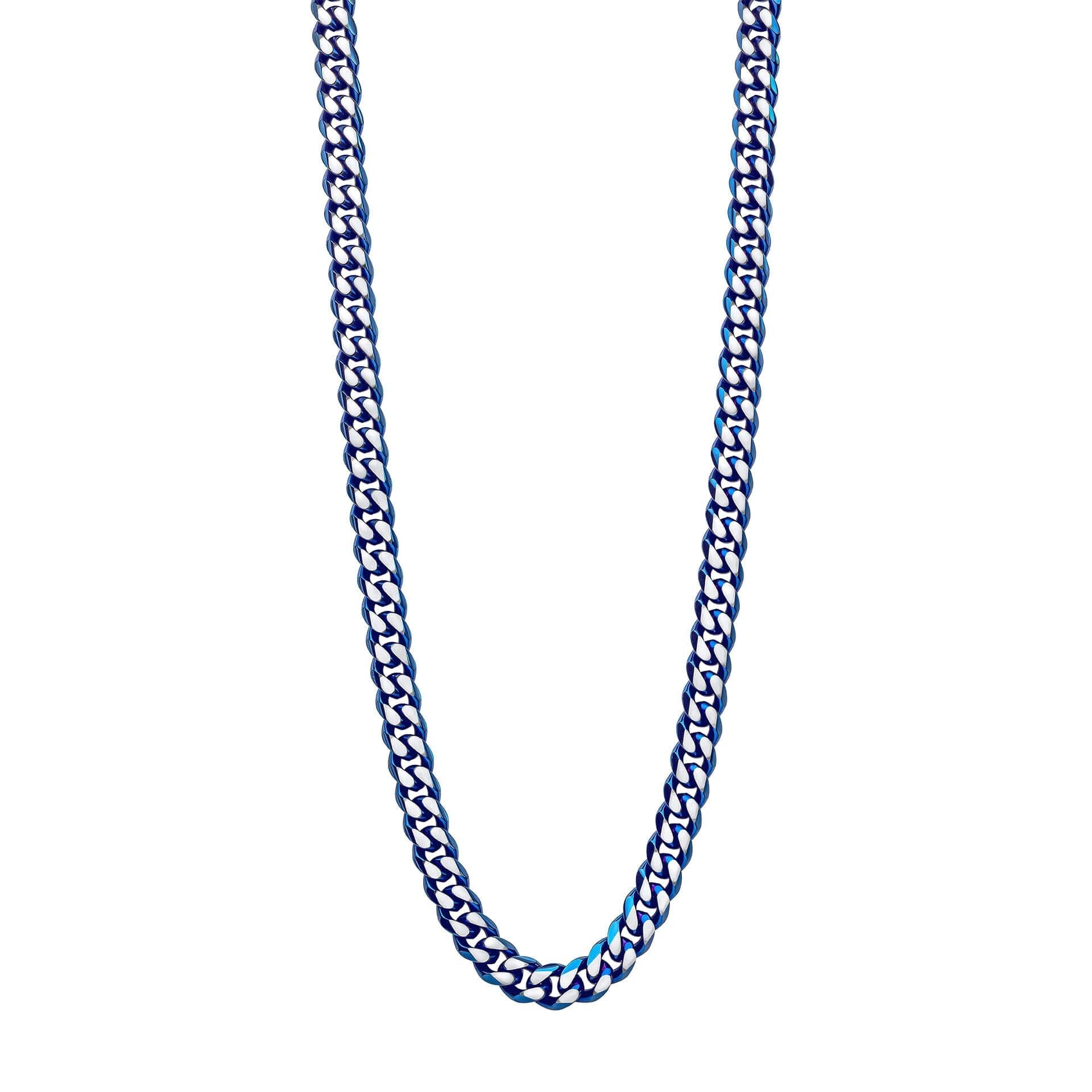 Fred Bennett Blue Curb Chain Necklace