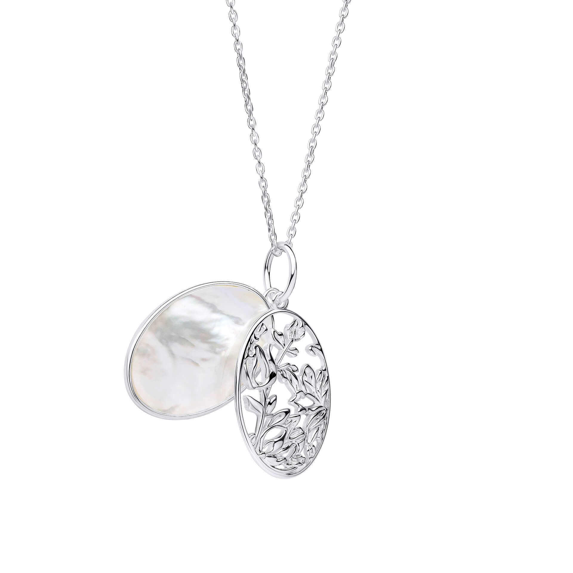 Laura Ashley Silver Lambton Garden Necklace