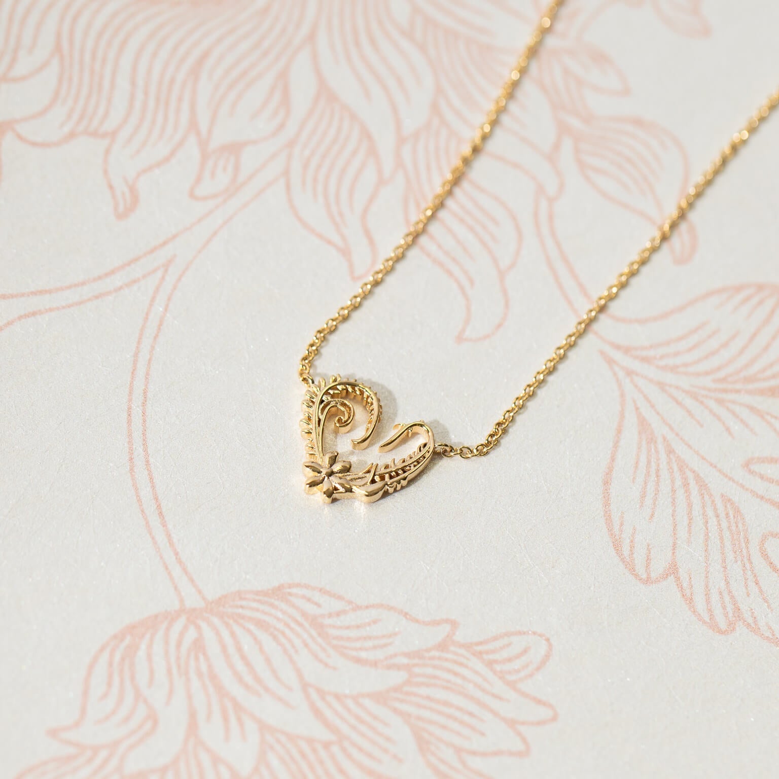 Laura Ashley Fashion Baroque Heart Necklace