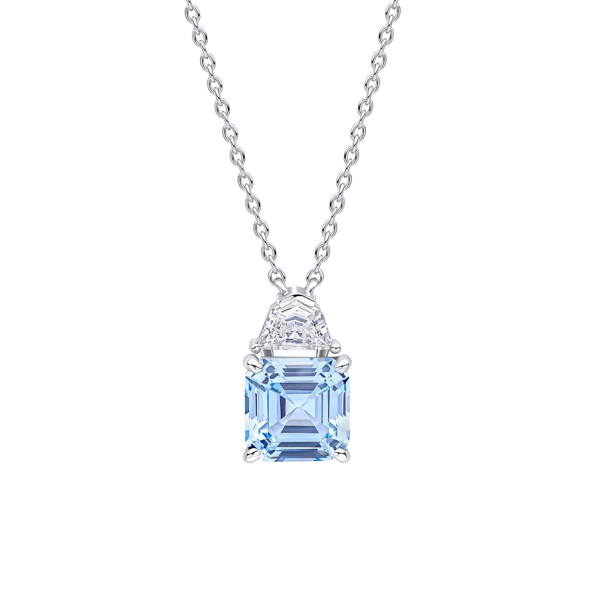 Diamonfire Square Cut Necklace