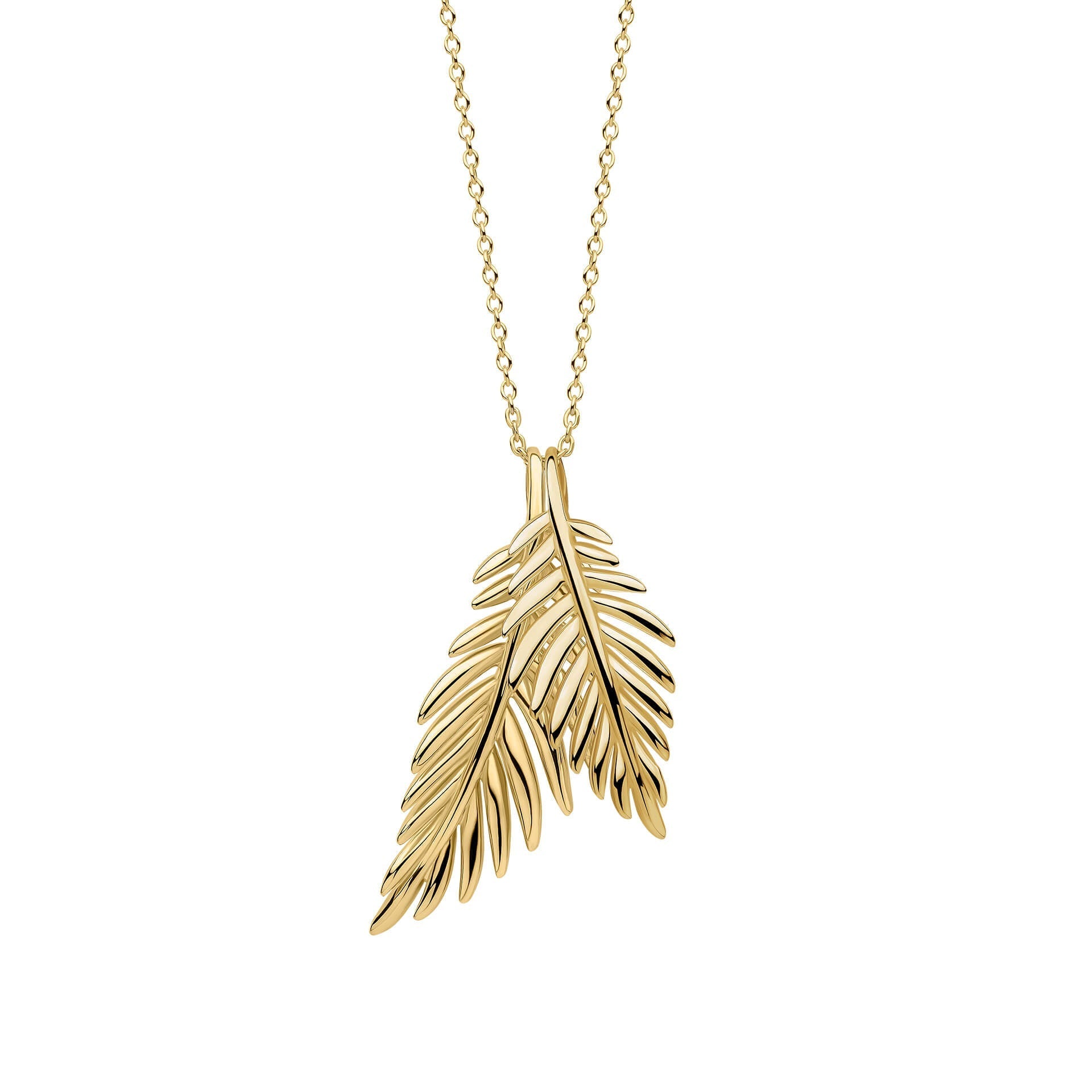 Laura Ashley Silver Marlbrook Leaf Necklace