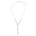 Laura Ashley Silver Naunton Folly Lariat Necklace