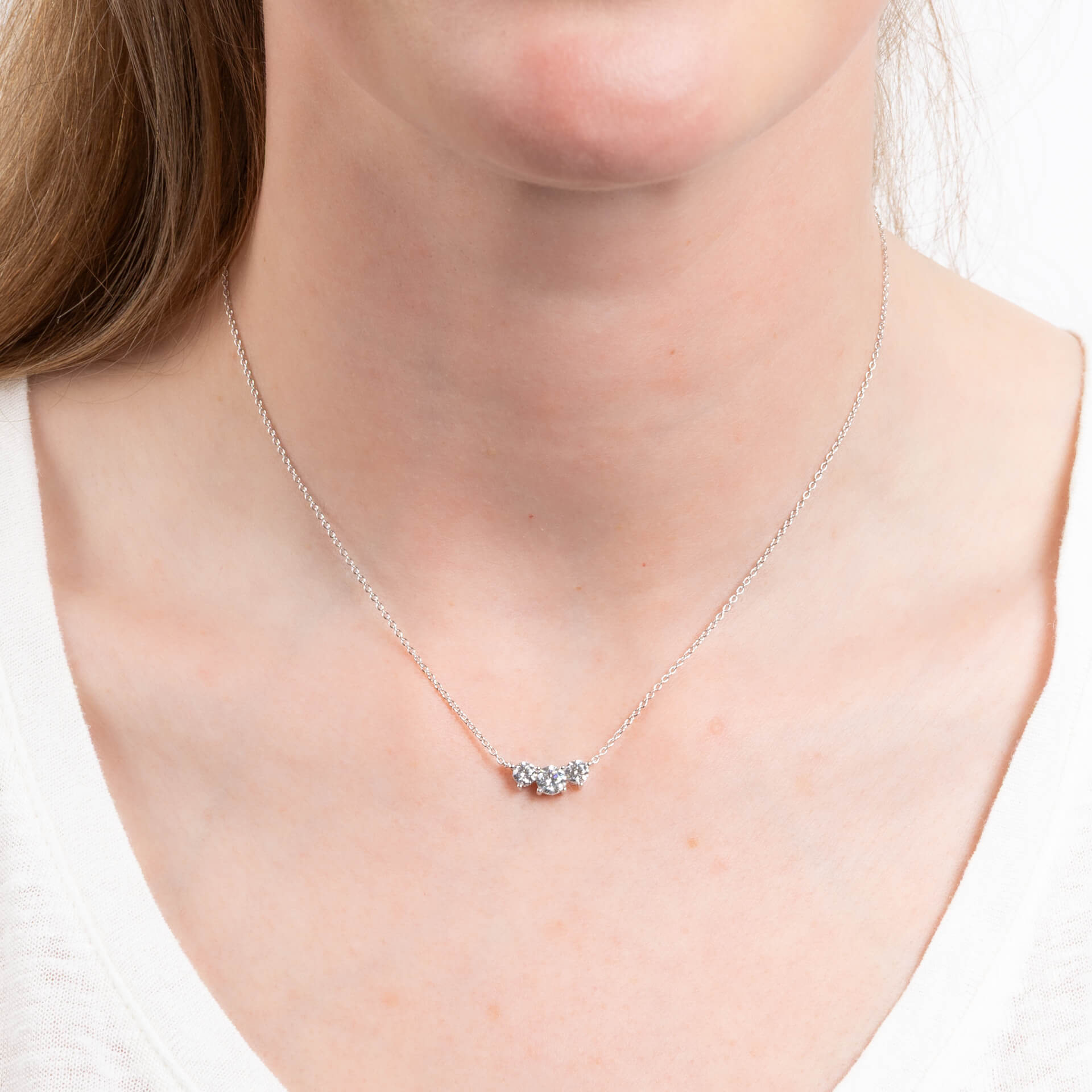 Diamonfire Trio Zirconia Necklace
