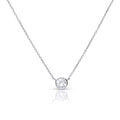 Diamonfire Solitaire Bezel Zirconia Necklace