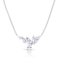 Diamonfire Statement Multi-Cut Zirconia Cluster Necklace