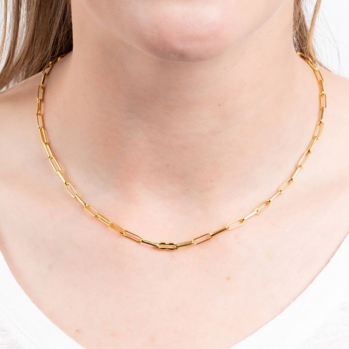 Diamonfire Open Link Chain Necklace