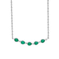 Laura Ashley Silver Thornage Flowers Necklace