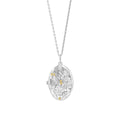 Laura Ashley Silver Broadoak Locket Necklace