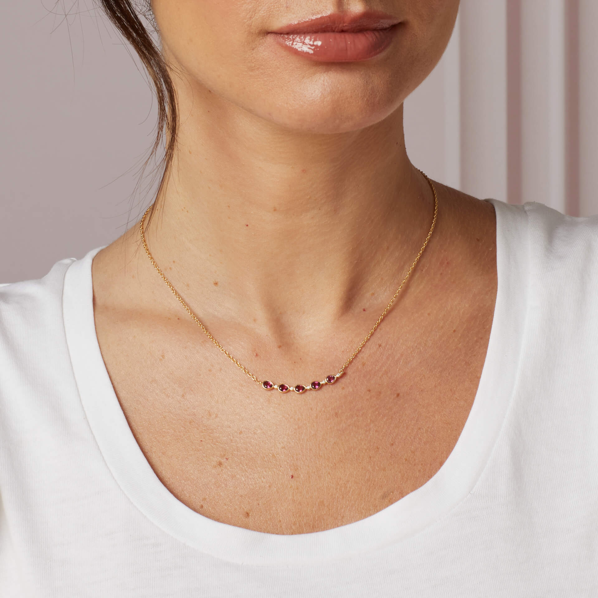 Laura Ashley Silver Thornage Flowers Necklace