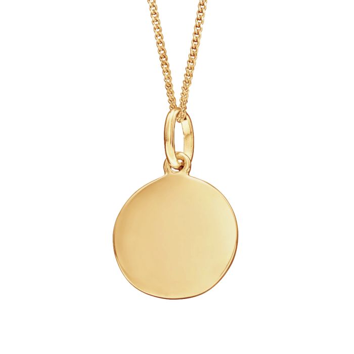 Beginnings 12mm Round Tag Pendant