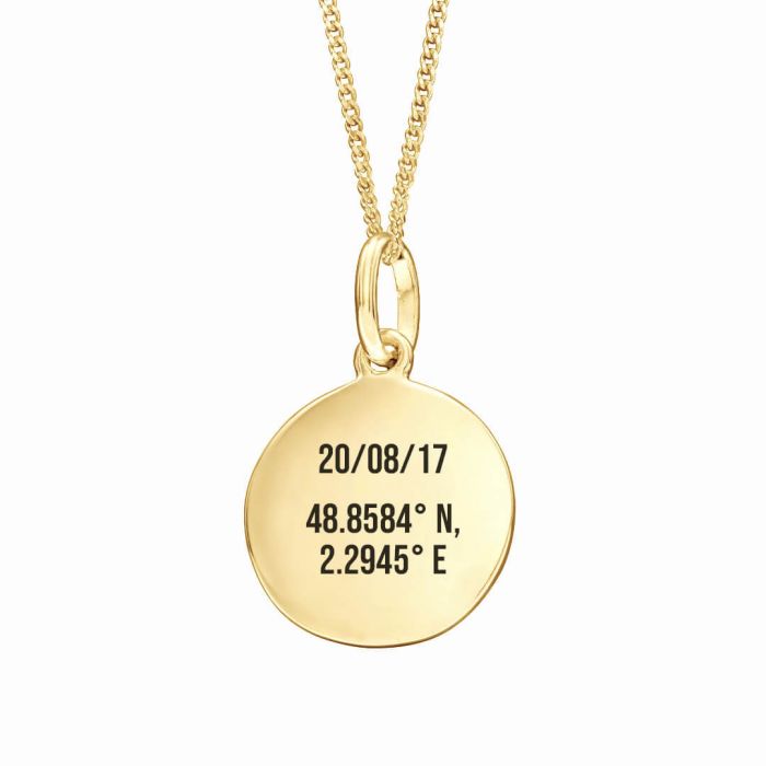 Beginnings 12mm Round Tag Pendant
