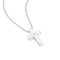 D For Diamond Medium Cross Pendant with Diamond