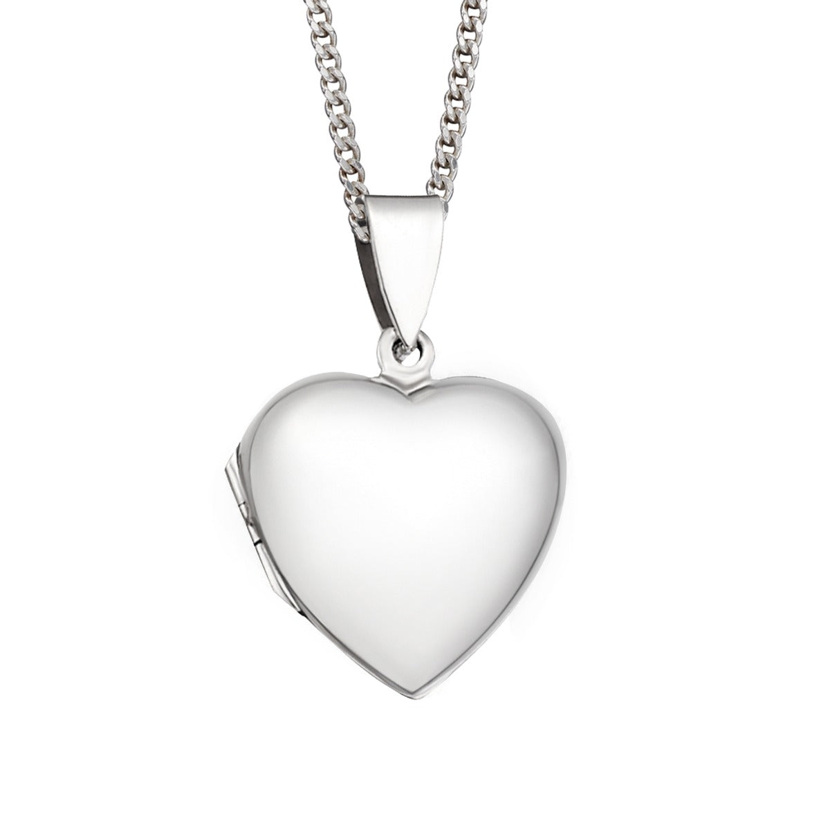 Beginnings Large Silver Heart Locket