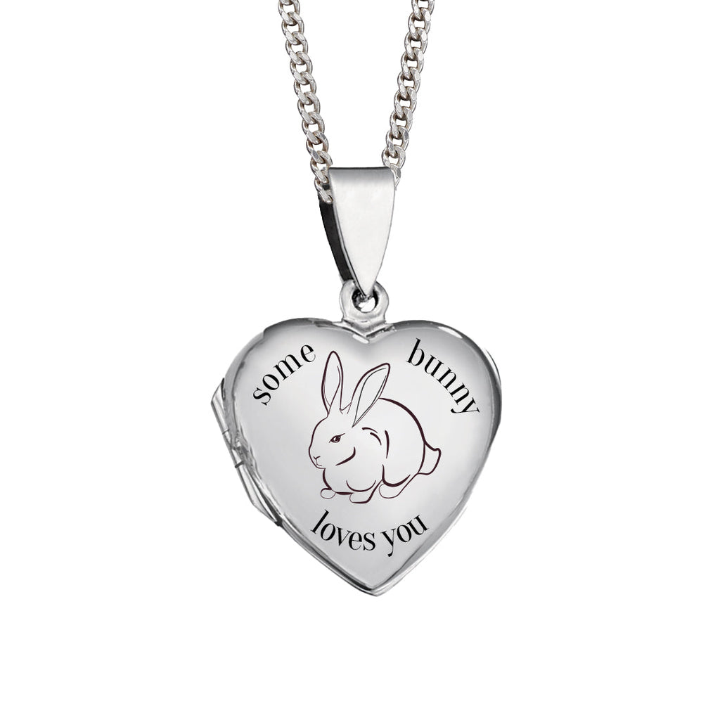 Beginnings Large Silver Heart Locket