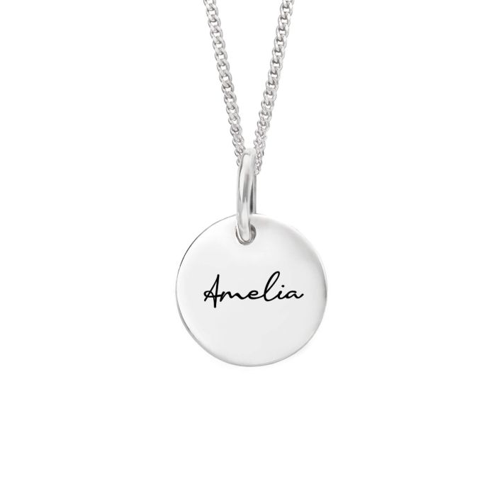 Beginnings 11mm Round Tag Pendant
