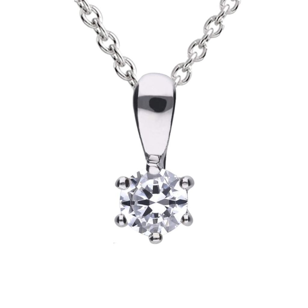 Diamonfire Six Claw Carat Pendant