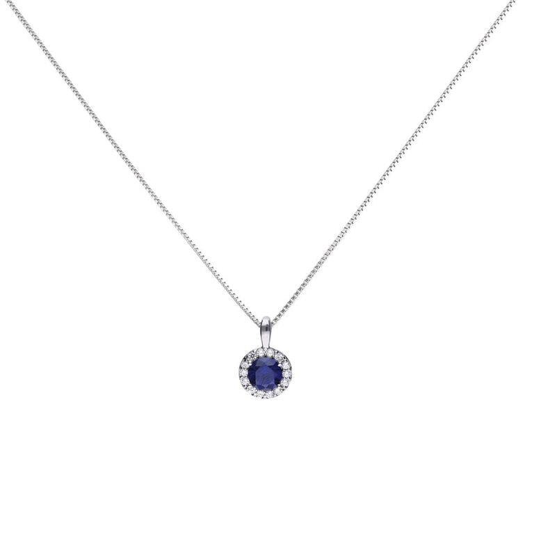 Diamonfire Round Colour Pave Pendant